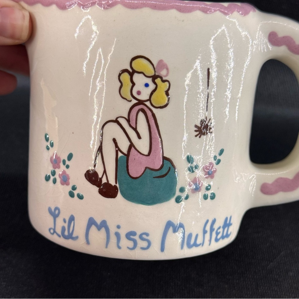 Vintage Lil Miss Muffett Ceramic Creamer Original By Dora California - Picture 3 of 7